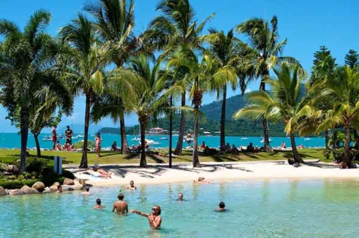 Airlie Beach Swimming Lagoon In Queensland