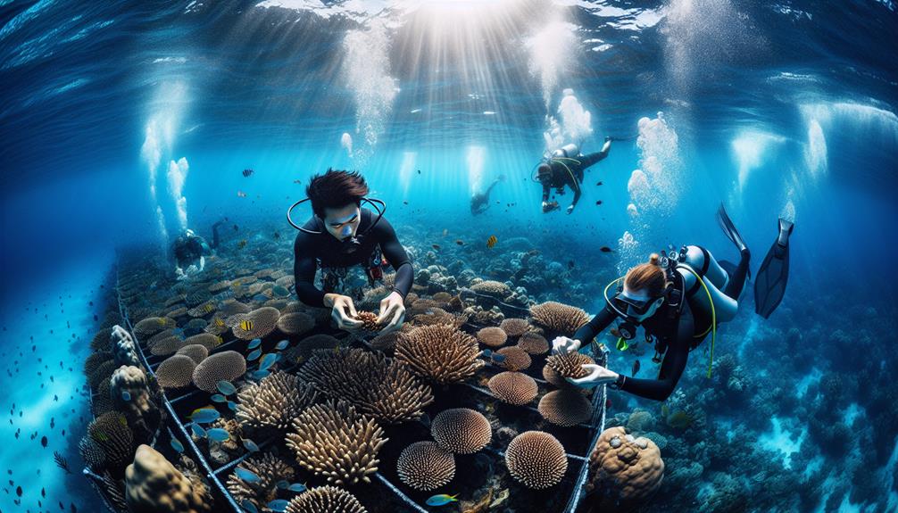 reviving coral reefs through restoration