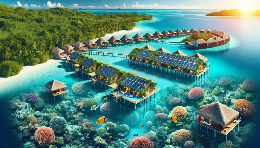 sustainable paradise on coral